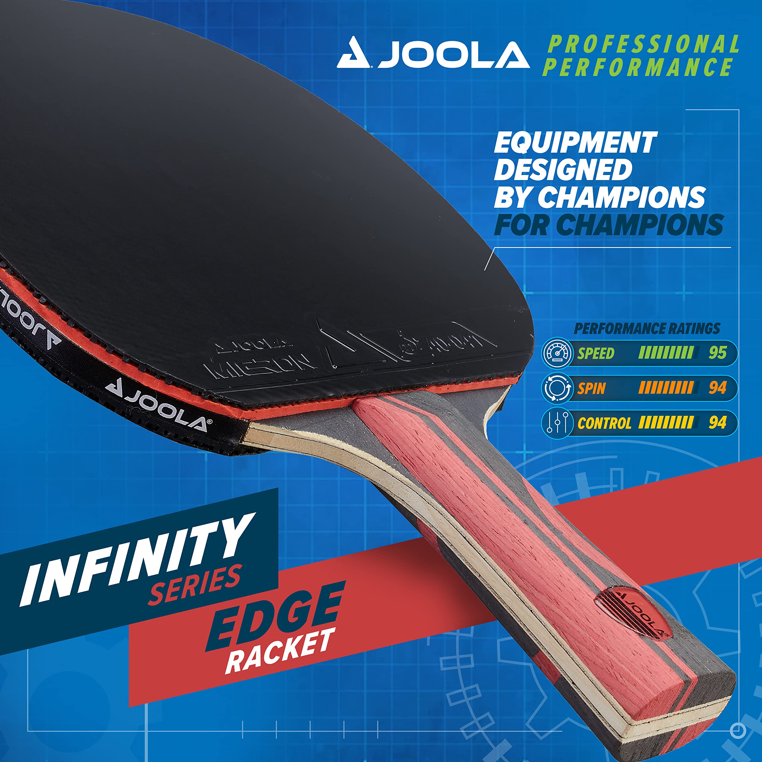 Buy JOOLA Infinity Edge Tournament Performance Ping Pong Paddle w