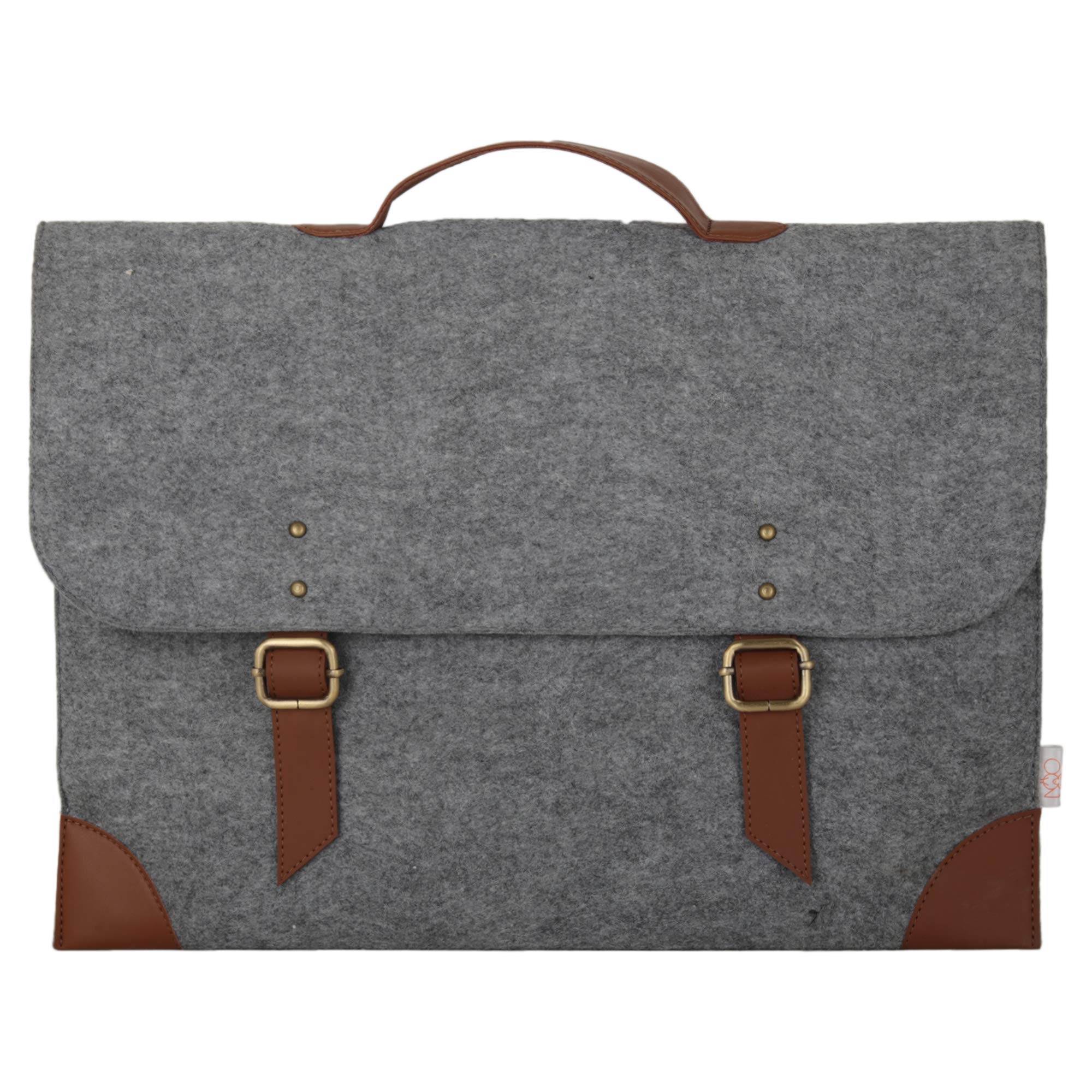 OON 15 Inch Laptop Bag Sleek Felt Steel Light Grey External Size 16.1 inch Easy fit Upto 15 inch notebooks (B087PHCRG4) Amazon Price History, Amazon Price Tracker
