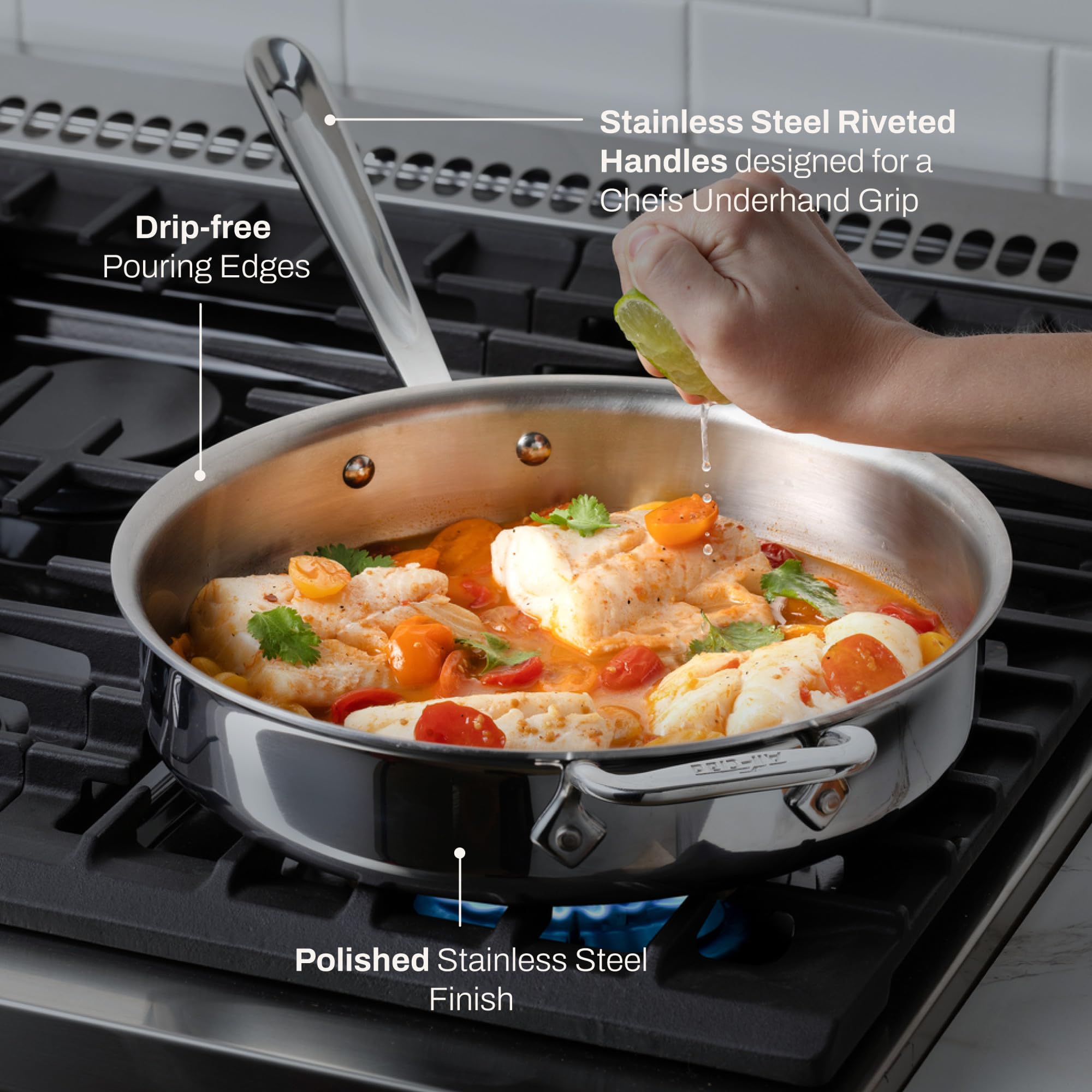 Amazon.com: All-Clad D3 Stainless Steel 6 Qt Sauté Pan with Lid