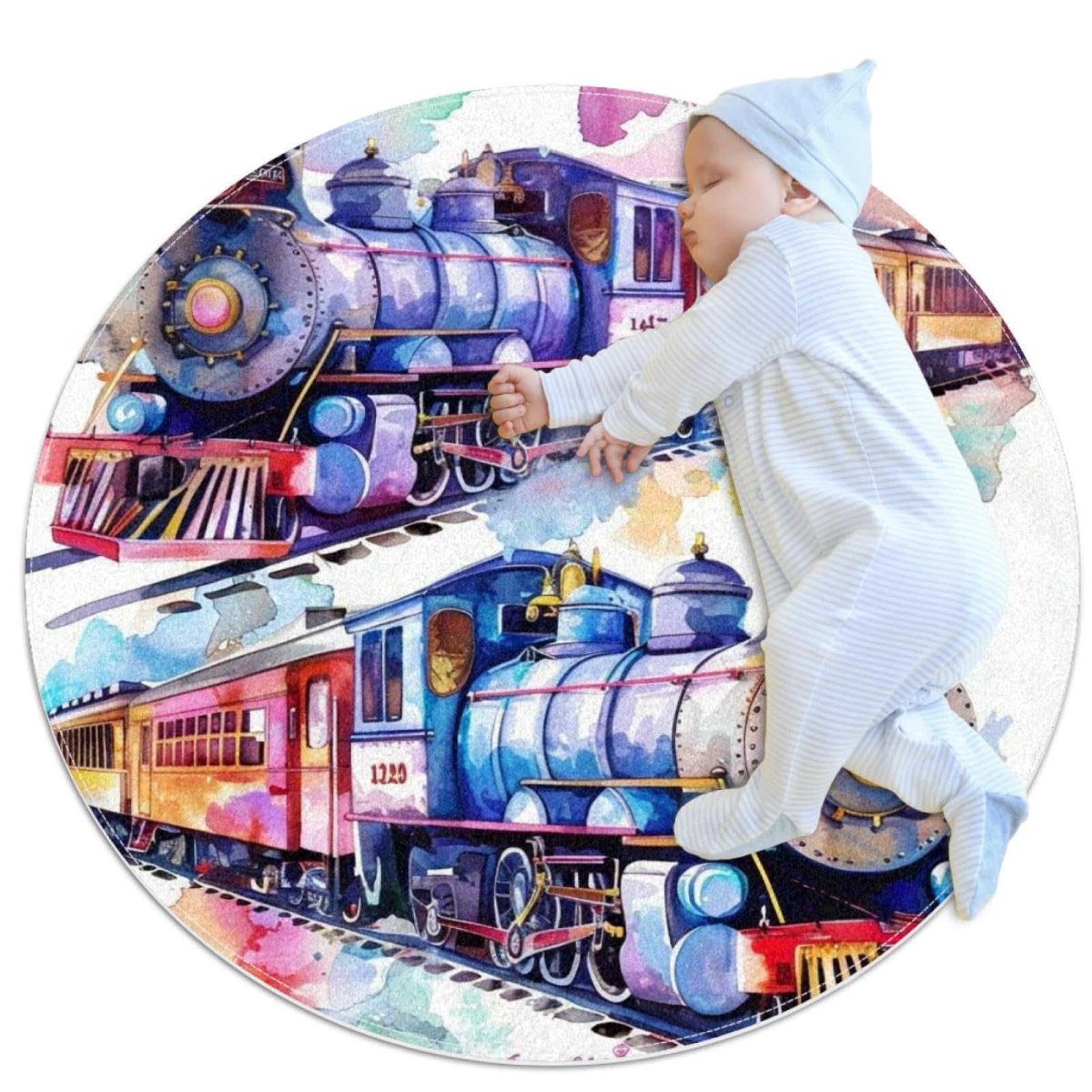 Tapis de salle de bain aquarelle plume de paon pour réveiller la déco de la chambre d'enfant