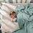 lulumoon Muslin Baby Blanket Quilt - Crib Blanket for Toddlers 47 47 Sage