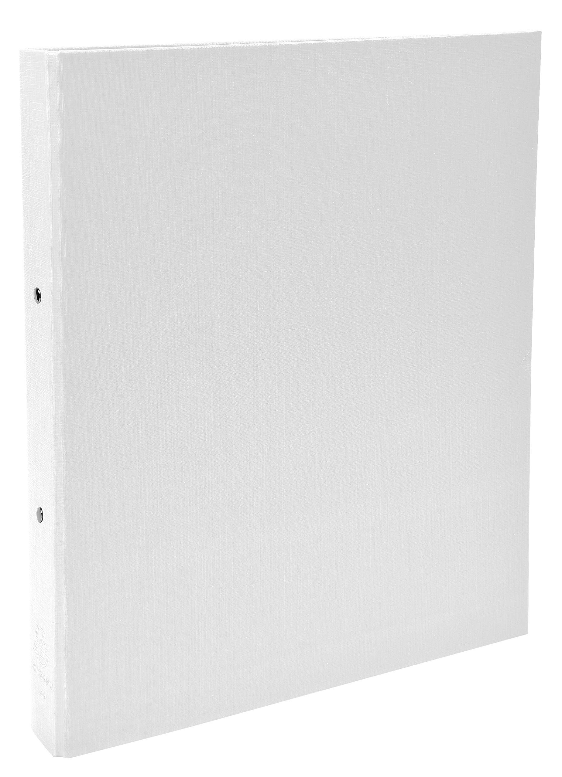 Exacompta - réf. 54330E - 1 Classeur rigide rembordé PP - 2 anneaux ronds diamètre 30 mm - Dos 40 mm - Dimensions extérieures : 32 x 26 cm - Format à classer A4 - 10 coloris aléatoires
