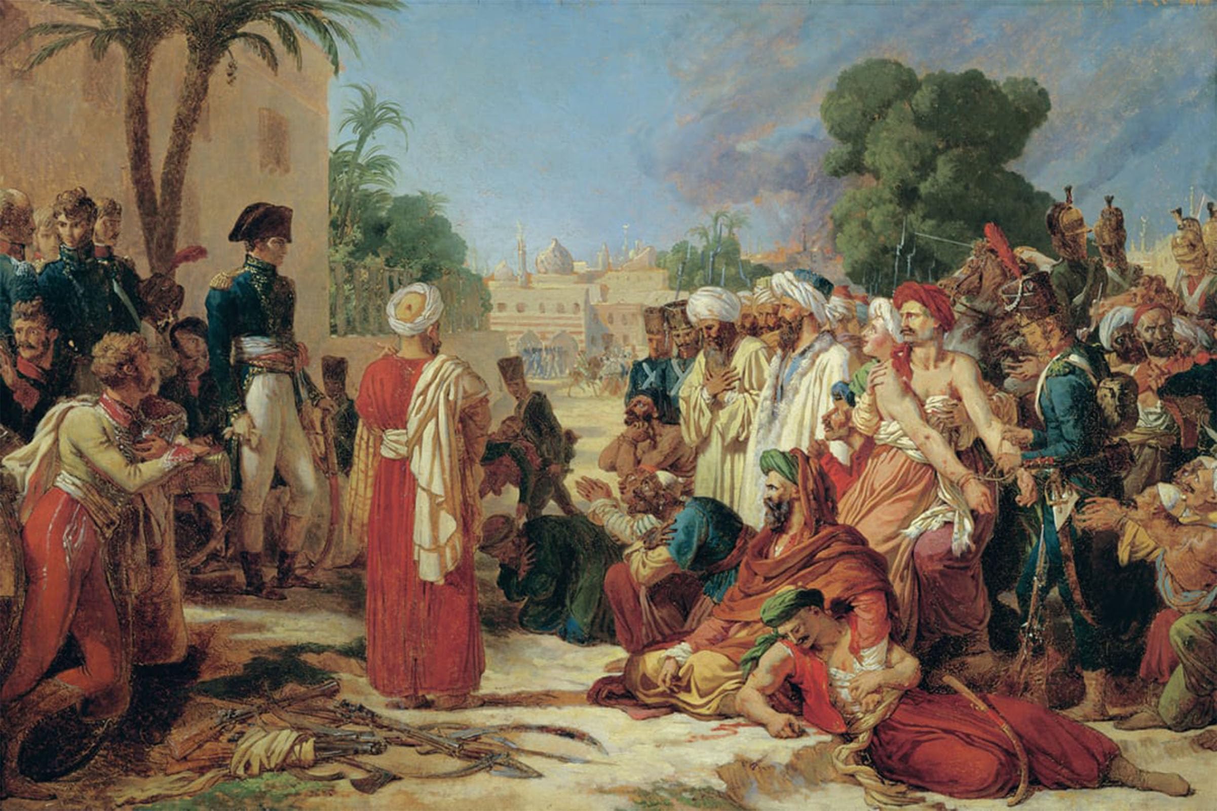 Serendipitp No Frame Vintage Picture Print On Canvas Wall Art Poster Bonaparte In Cairo By Baron Pierre Narcisse Guerin Artwork Print Poster For Wall Decor 60X90cm