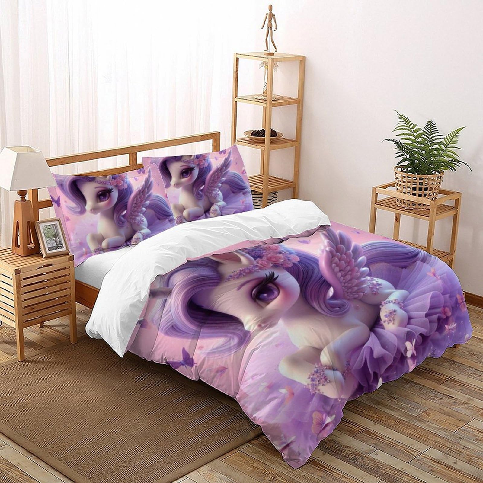 Housse de couette double animaux 3D pour chambre de garçon moderne
