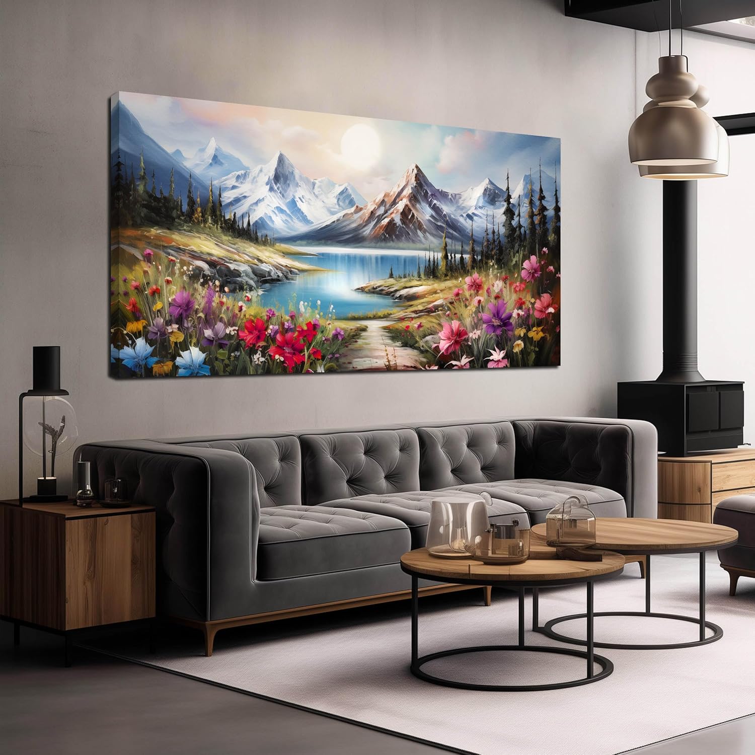 Large Canvas Wall Art for Living Room Farmhouse Decor