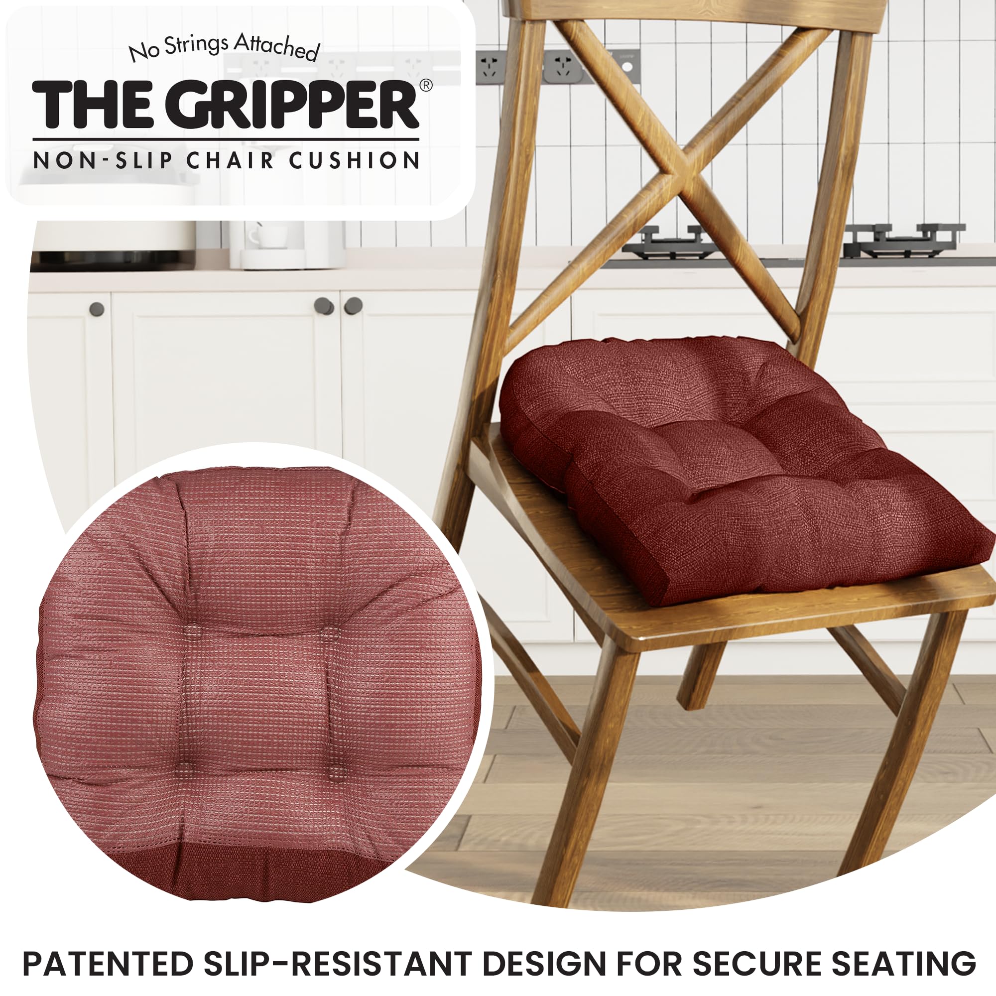 Dining Chair Klear Vu Chair Cushions Klear Vu Omega Non-Slip