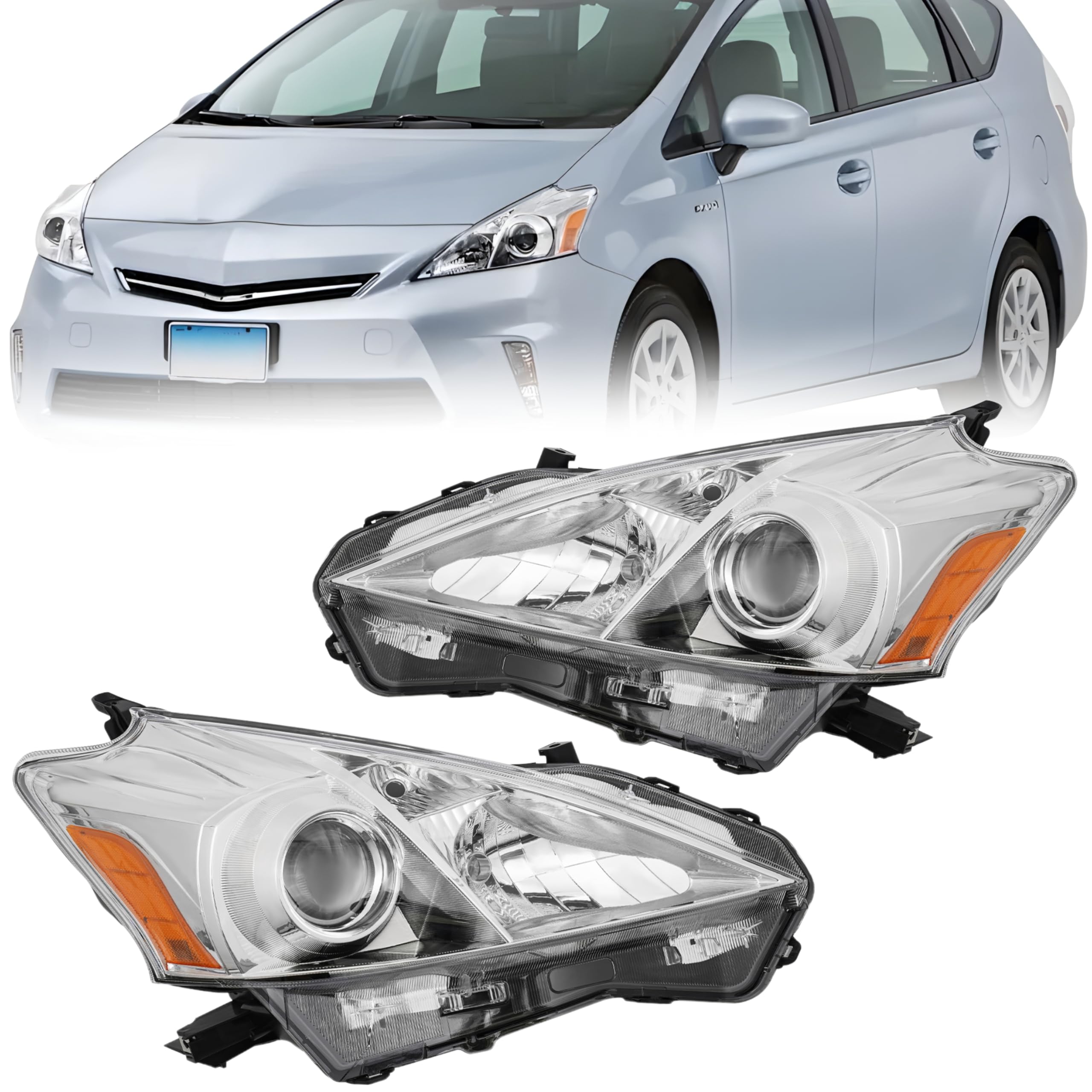 Amazon.com: For 2012 2013 2014 Toyota Prius V Base/Five/Three/Two