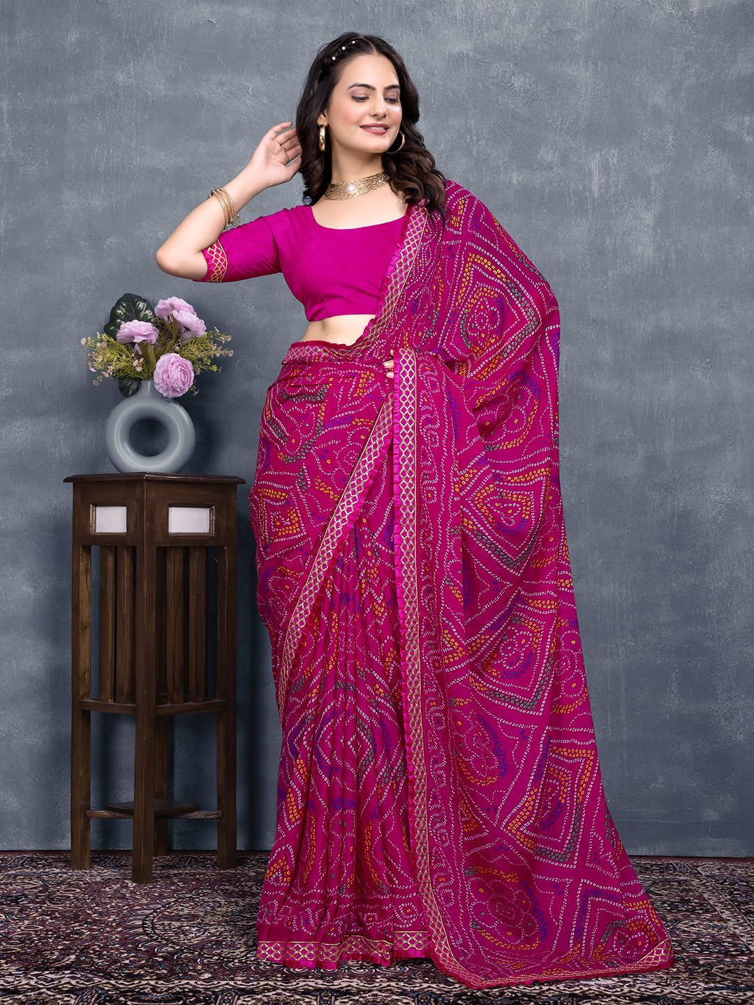 Women Soft Saree With Blouse Piece_freesize (2127_KP_Bandhej_Rani_Baz)-image-22