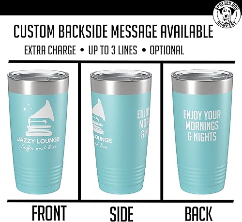 Miniatura 6 de Vaso personalizado de 20 onzas (17 colores) impreso aislado de acero inoxidable recubierto en polvo con tapa, artículos promocionales personalizados
