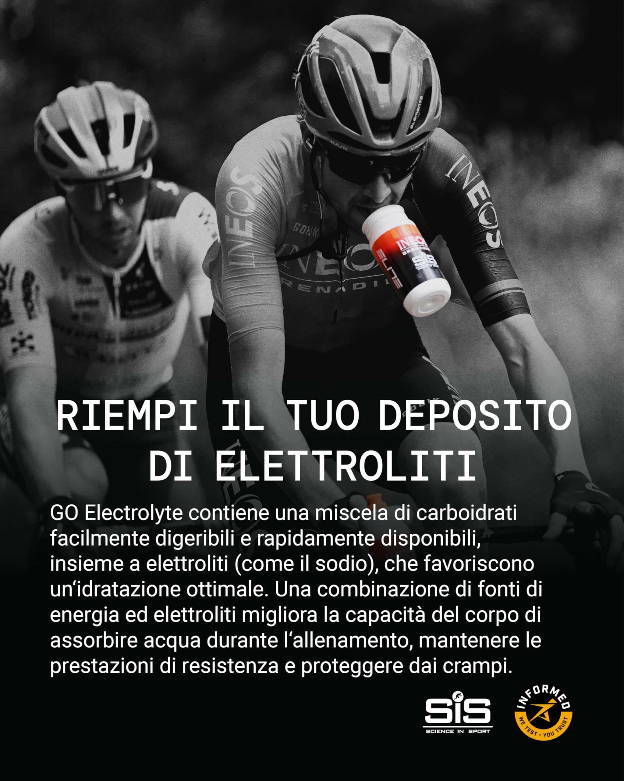 Science in Sport GO Elettroliti in polvere 500g Limone e lime - Bevanda sportiva vegana, Polvere isotonica per riequilibrare i livelli di elettroliti e liquidi