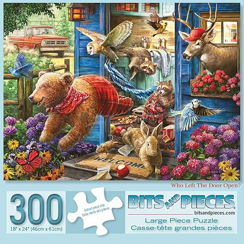 Miniatura 3 de Bits and Pieces - Rompecabezas de 300 piezas para adultos - Juego de tres (3) - Rompecabezas de 300 piezas grandes de 300 piezas diseñadas por el