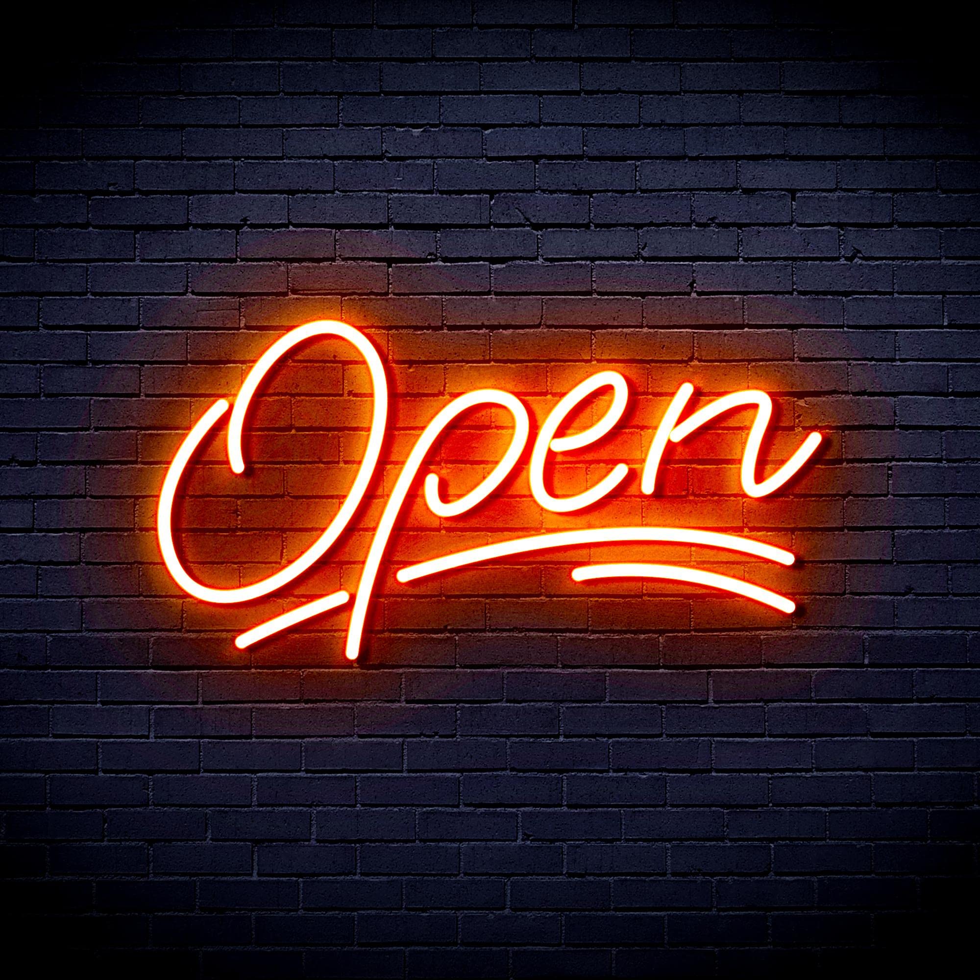 Amazon.com : ADVPRO Open Sign Flex Silicone LED Neon Sign - Orange