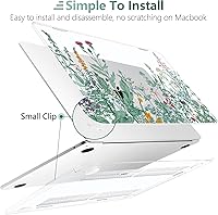 Vista 185 de TWOLSKOO for M4 MacBook Air 13.6 inch Case 2025-2022 Release M4 A3240 M3 A3113 M2 A2681, Plastic Hard Shell & Screen Protector & Keyboard Cover &