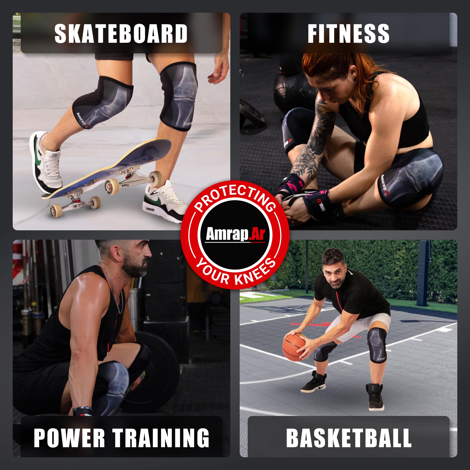 Rodilleras Deportivas Extragrandes, Rodilleras Gym