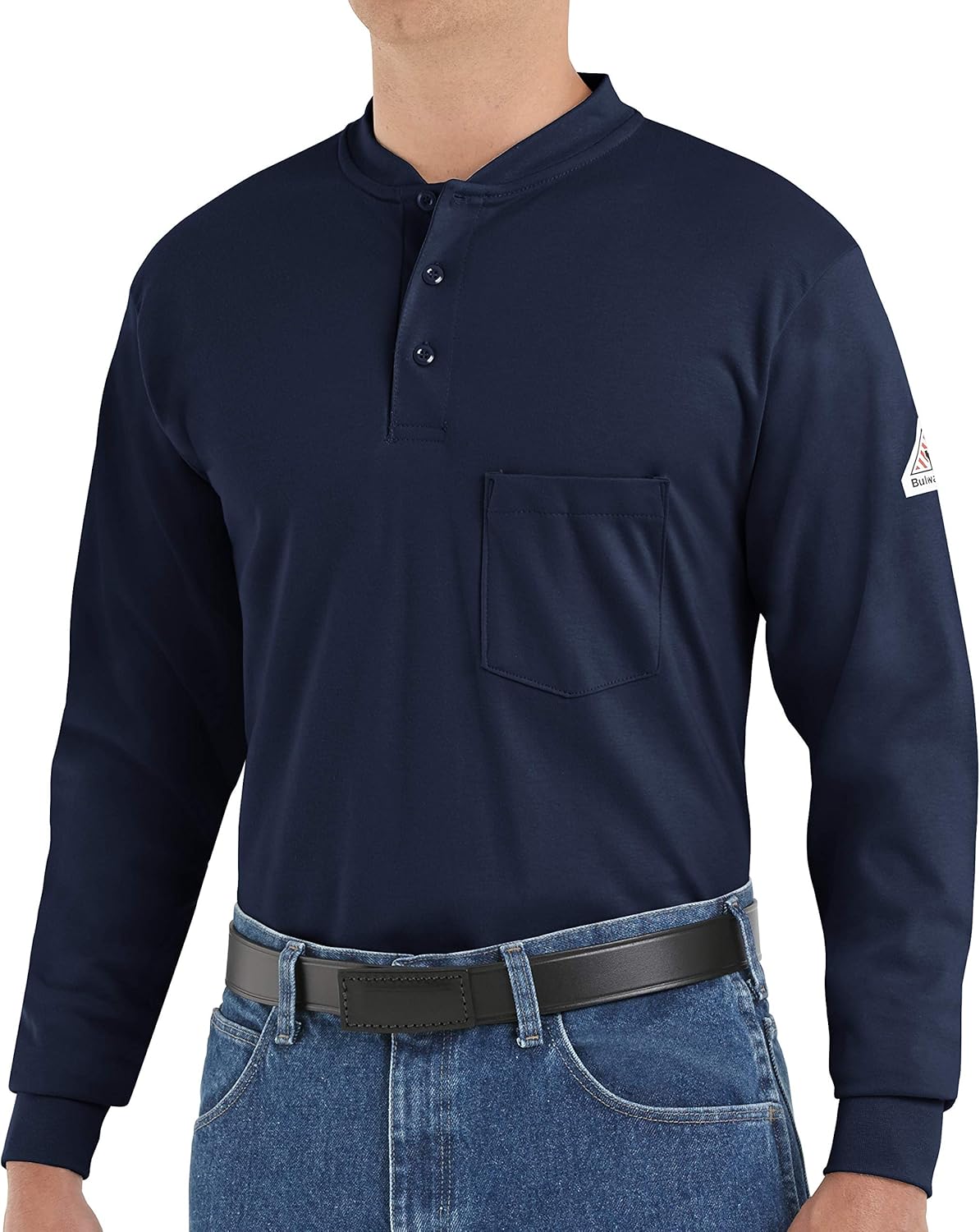 Bulwark Mens Men's Lightweight Fr Tagless Henley