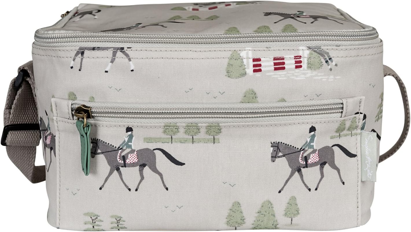 Sophie Allport Oilcloth Lunch Bag - Horses design