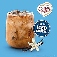 Vista 4 de Nestle Coffee mate crema para café de sabor French Vanilla, crema líquida en envase individual, sin lácteos, sin refrigeración, 0.375 fl oz
