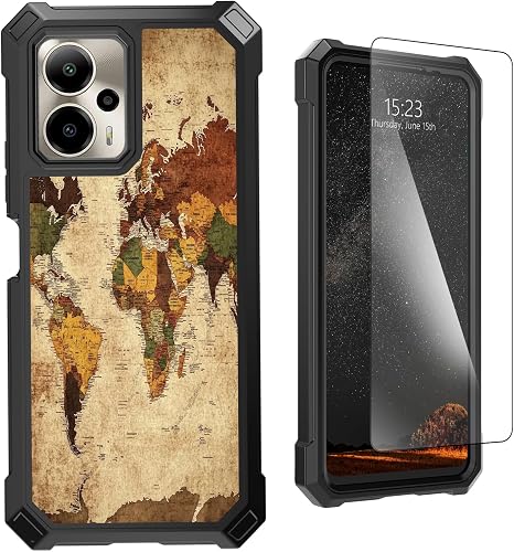 LYHXLYJH for Cricket Outlast 5G 2024 Phone Case,AT&T Motivate Pro Case with Scre