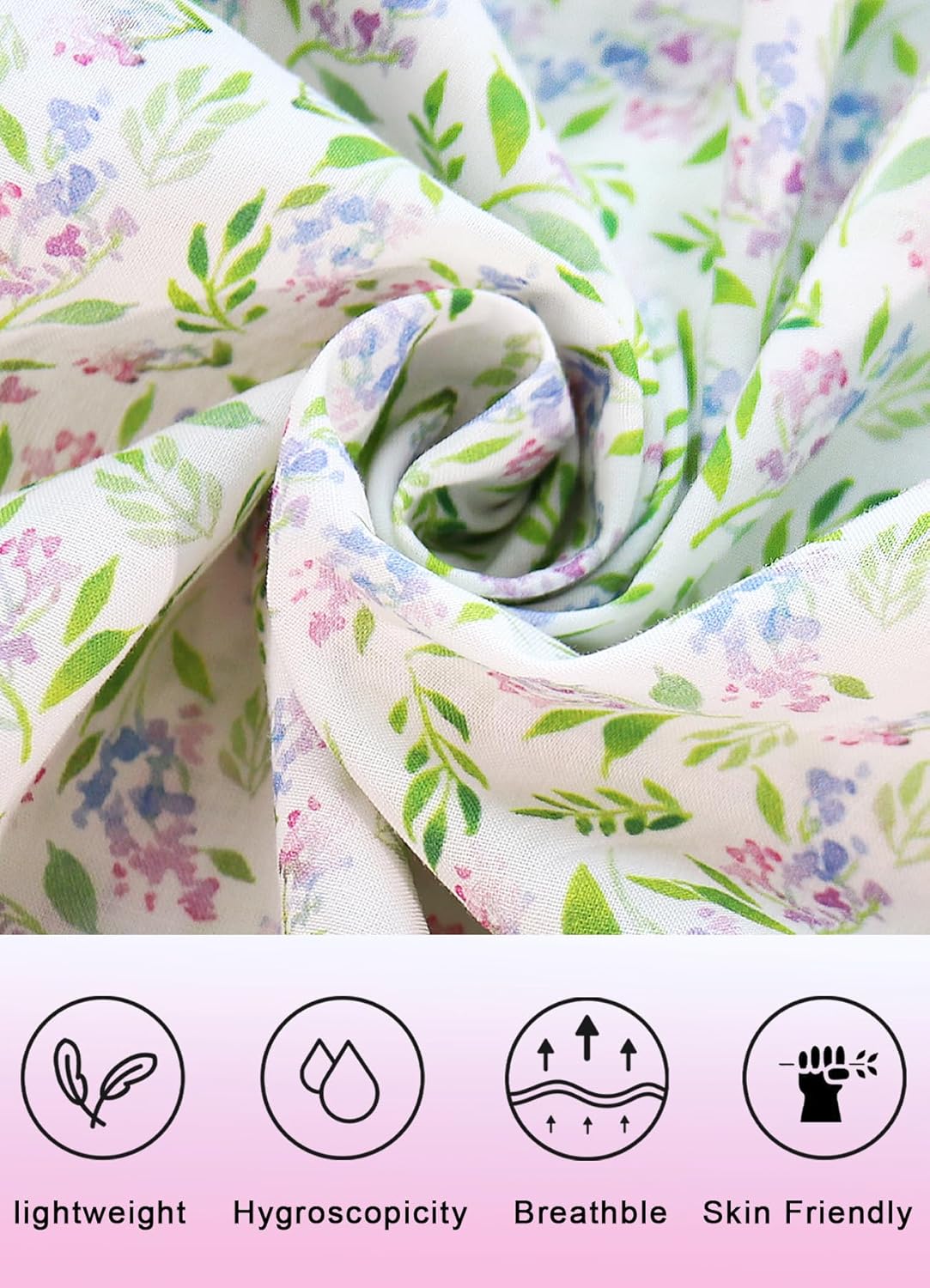 IZZY + TOBY Women's 100% Cotton Soft Nightdress Pajamas Short Sleeve Women Nightgowns - Image 7