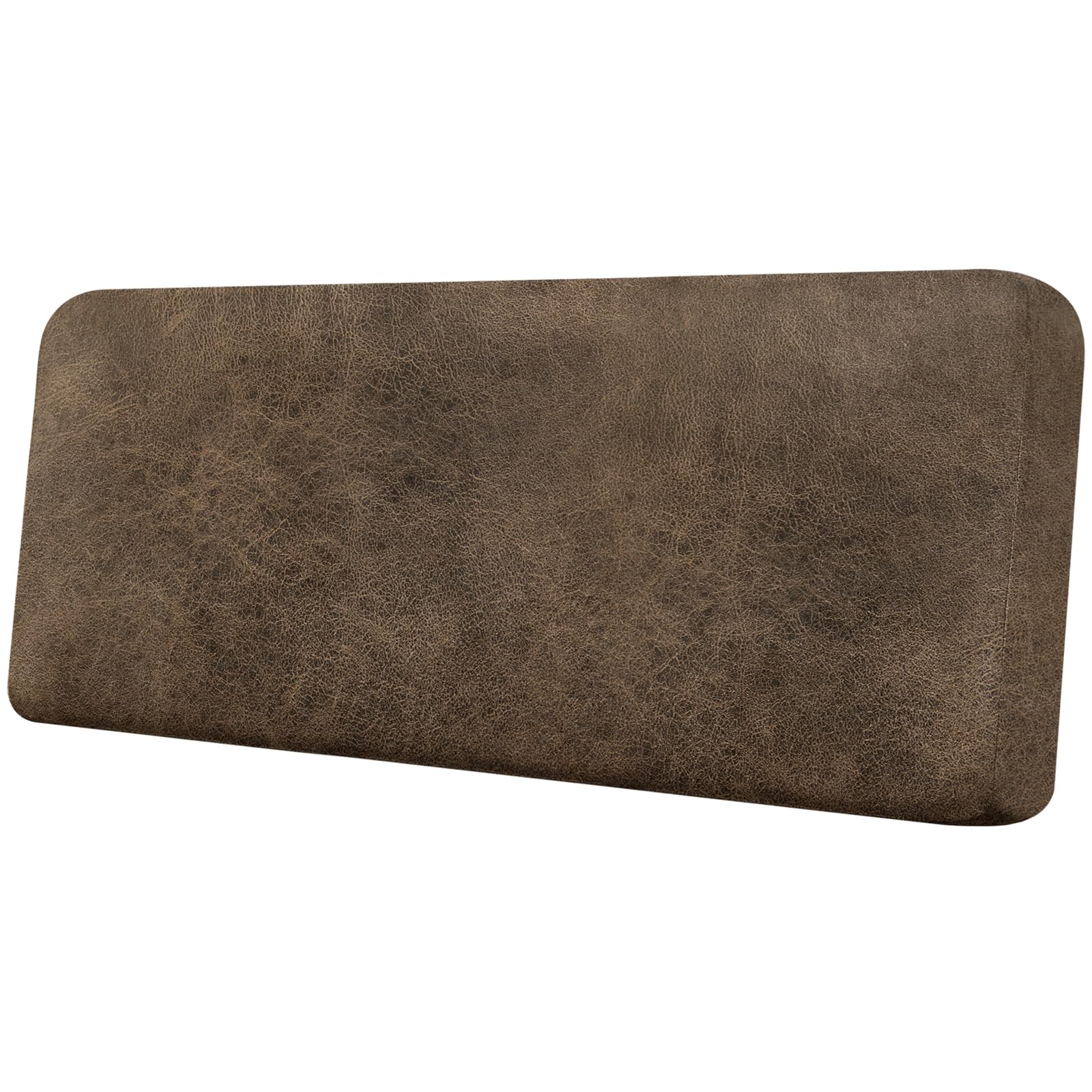 Imnopqr Couch Cushion Cover Leather-Look 1PC Stretch Sofa Seat Slipcover for Living Room Individual Sofa Cushion Cover Couch Seat Protector,