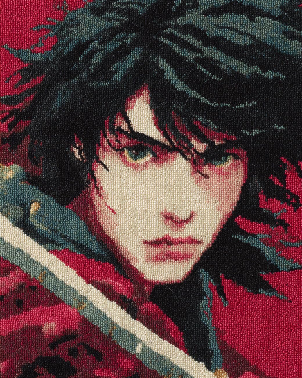 AMBATTERY Latch Hook Tapestry Kit Samurai 85x115cm