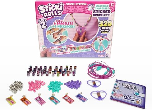 Sky Castle Sticki Rolls Station - Build Your Own Toy Bracelet Kit Series 2