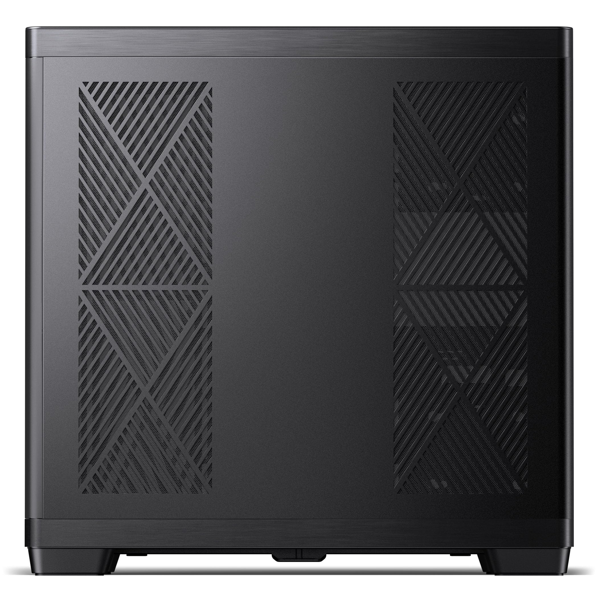 Jonsbo TK-4 PC-Gehäuse Schwarz | ATX Midi-Tower mit Panoramic Tempered Glass für 420 mm Radiatoren & 460 mm GPUs – Ready für Custom Loops