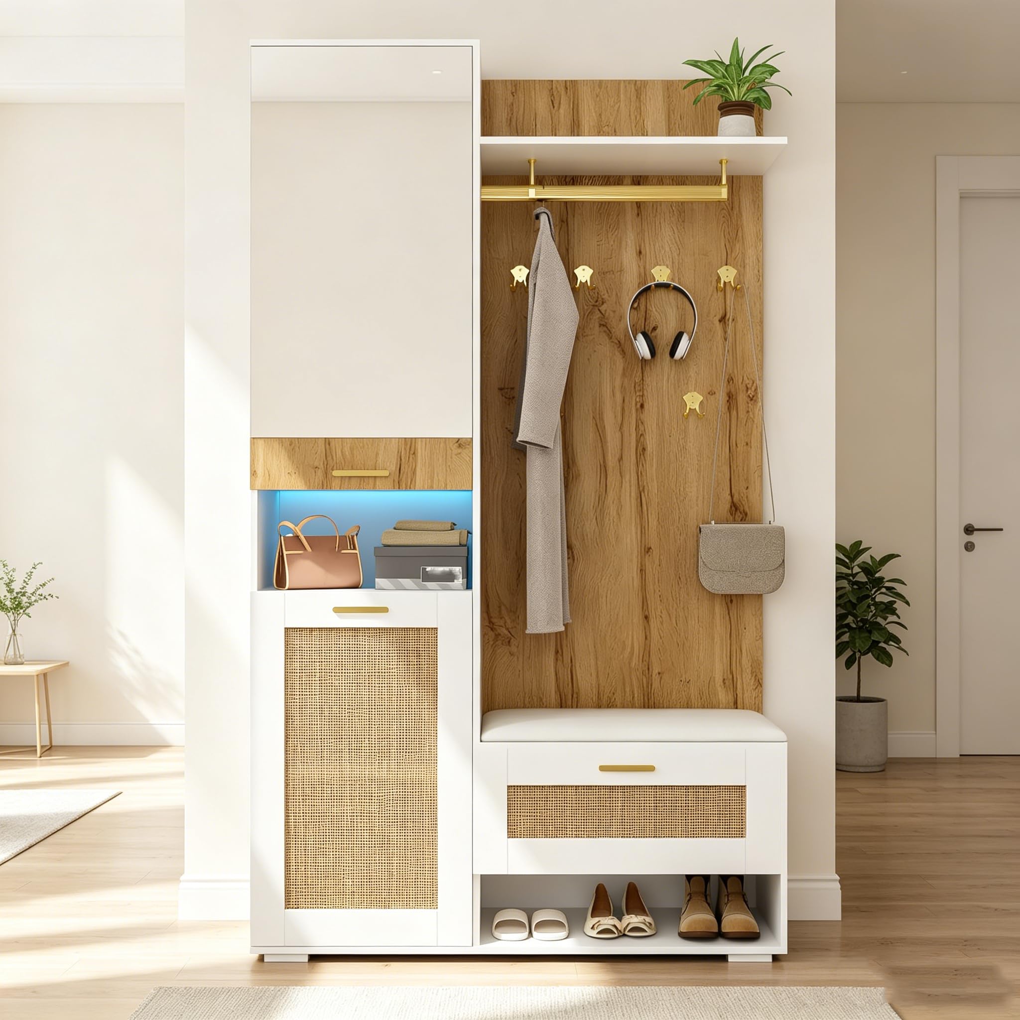 Flurgarderobe Set 110x38x190cm