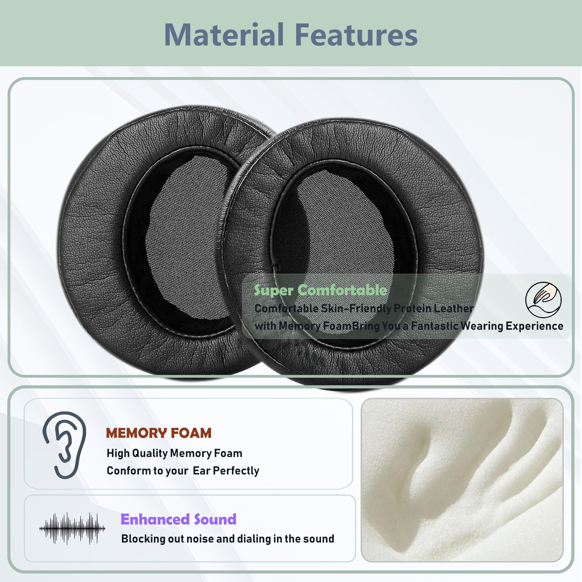 Amazon | XRHTONG プライムイヤーパッド交換用+ヘッドバンド Denon AH