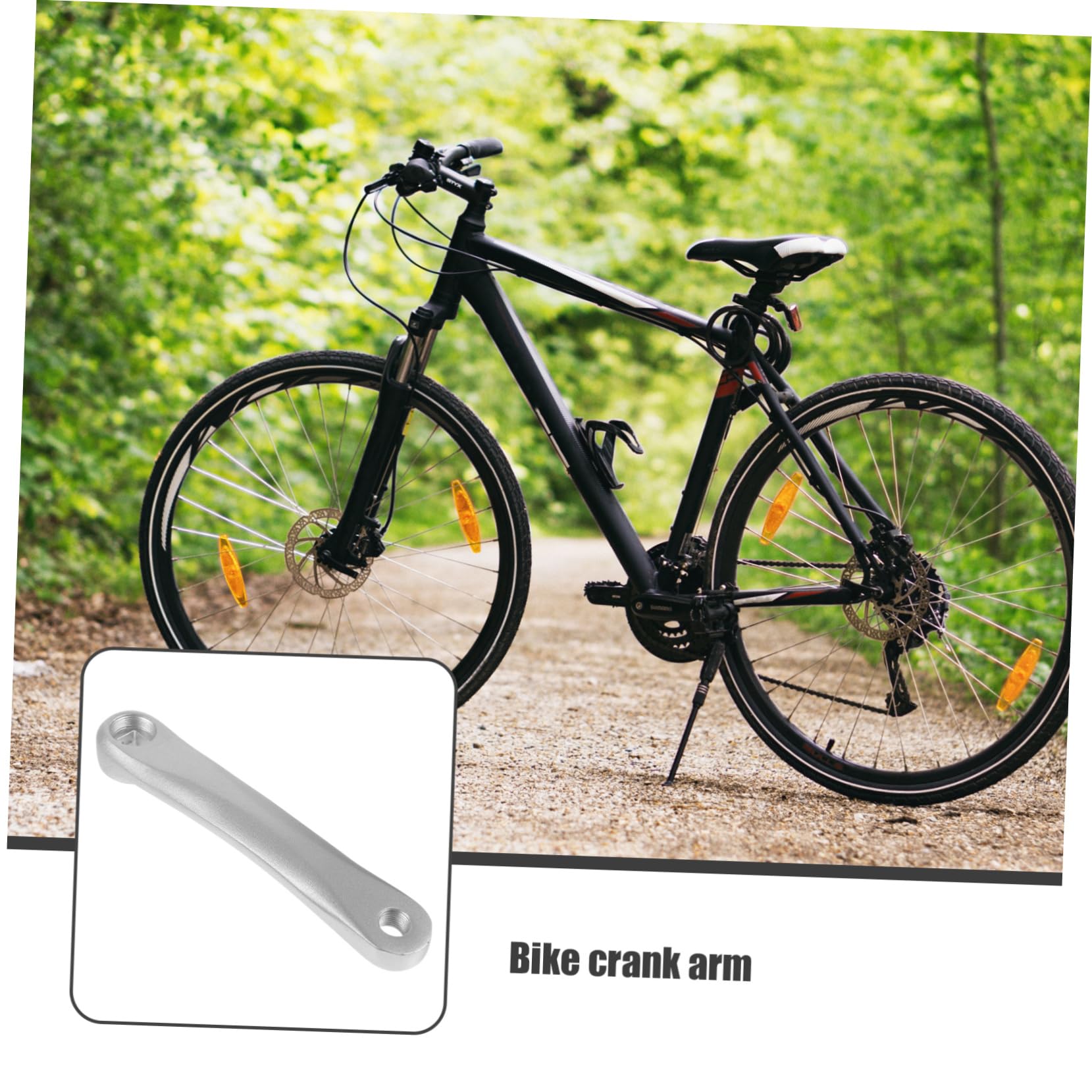 BESTonZON Fahrrad Kurbelarm Aluminiumlegierung Stabiler Kurbelarm Universeller für Mountainbike und Straßenrad Moderates Design Langlebig und Farbecht