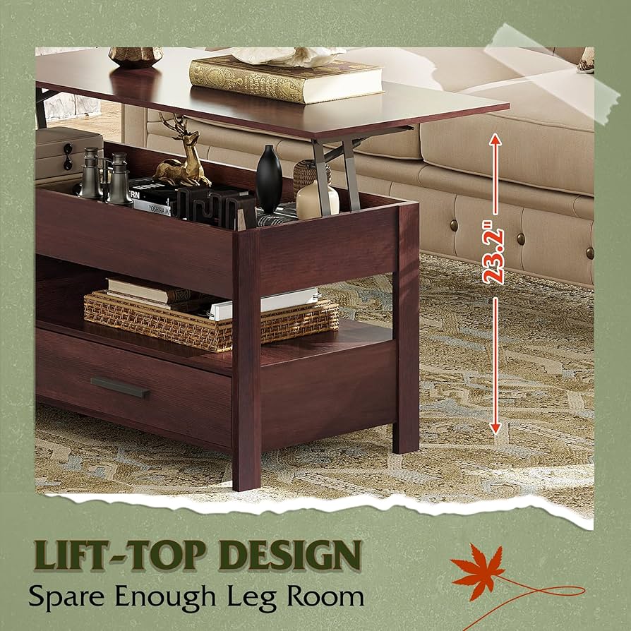 SIEVE(シーヴ) bow center table with rack Amazon.com: WLIVE Coffee