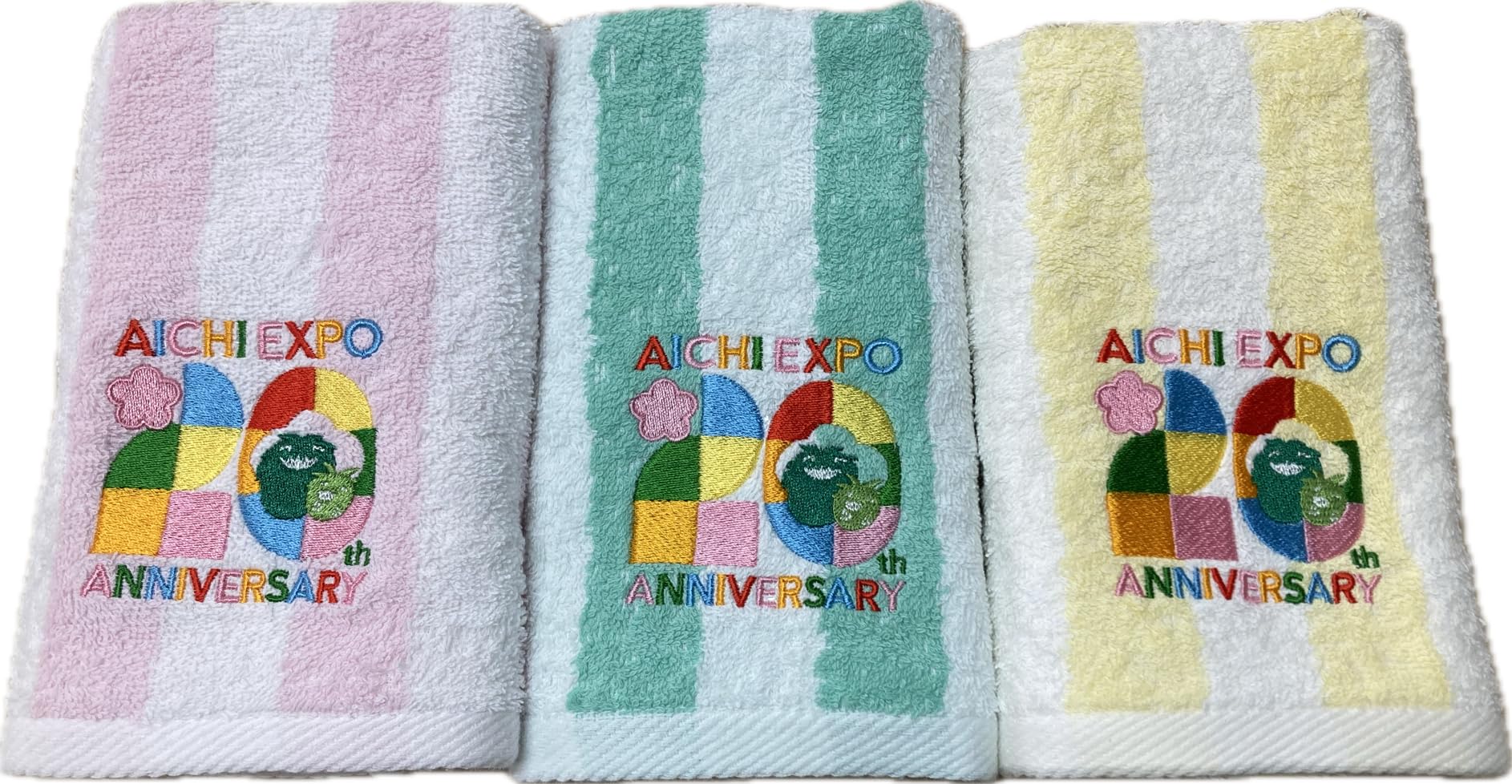 Amazon｜フェイスタオル3枚セット（モリゾー・キッコロ20周年記念刺繍