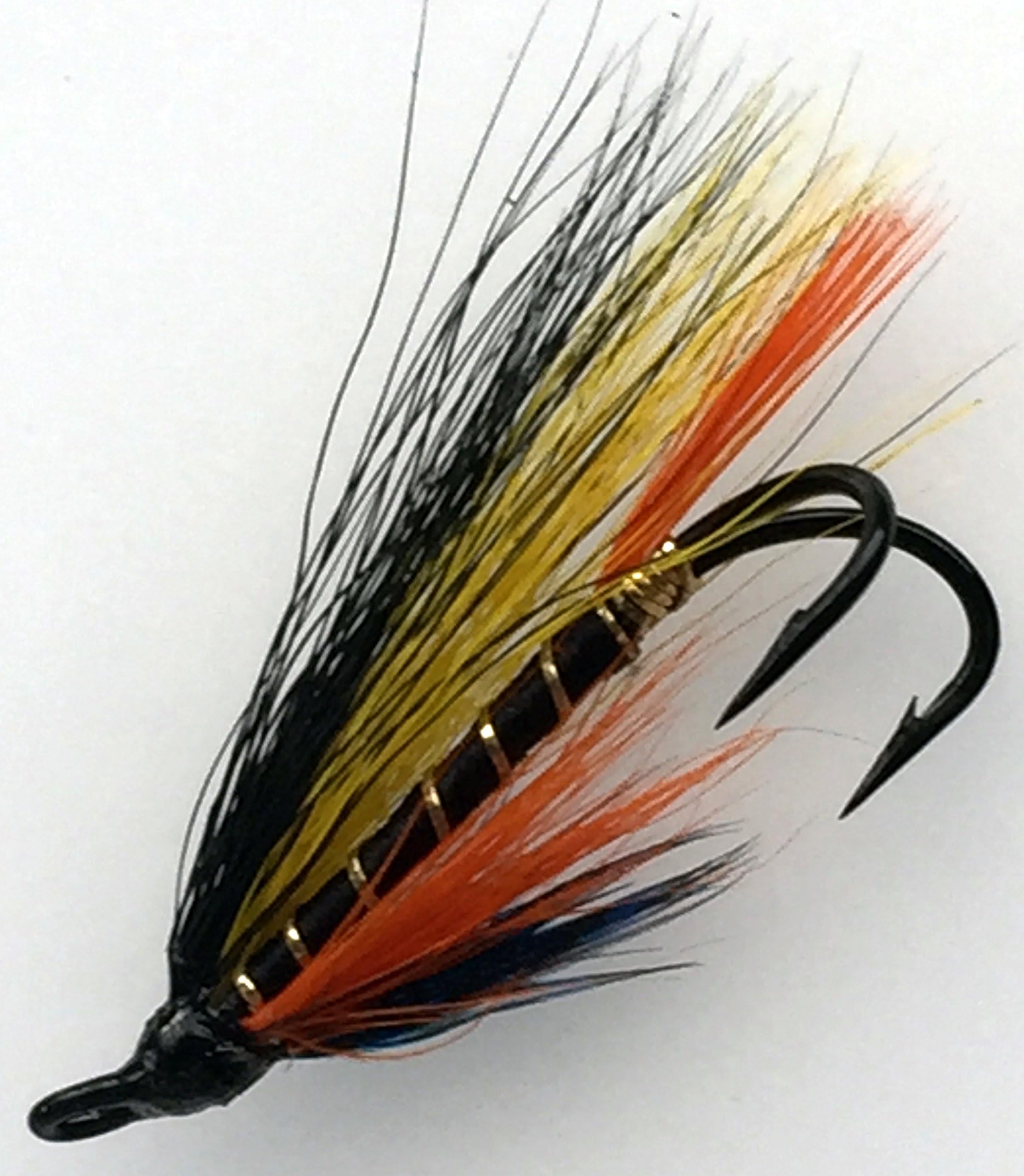 BestCityFly Fishing Salmon Flies MONROE KILLER Doubles sizes 4-10 Pack of 8 flies PACK #187