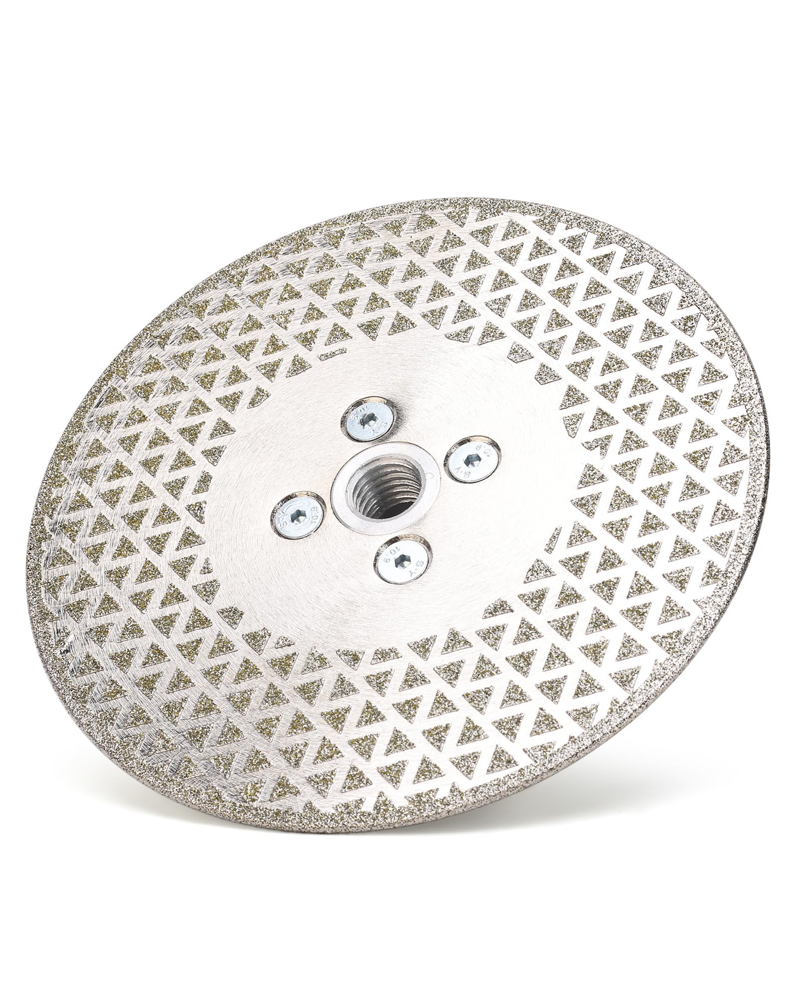 Disco diamantato da 230 mm con flangia M14, disco diamantato da 230 mm, doppia funzione 2 in 1, disco da taglio e mola ad alte prestazioni