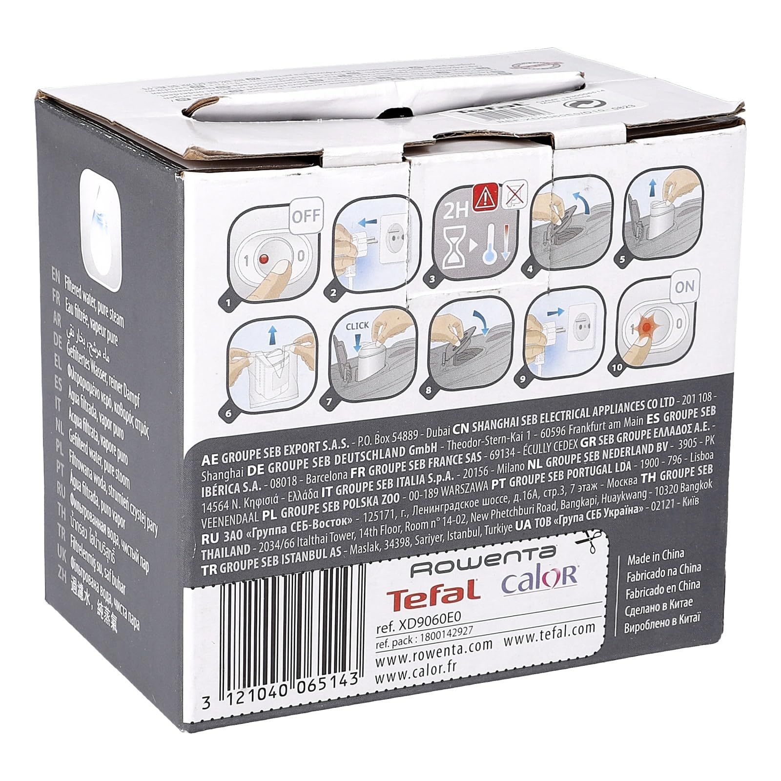 LUTH Premium Profi Parts Antikalkfilter kompatibel mit Tefal Xd9060e0 für Bügeleisen 2stk