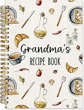 Heirloom Recipe Journal: Spiral-Bound Blank Hardcover Cookbook for Grandmothers (A5)