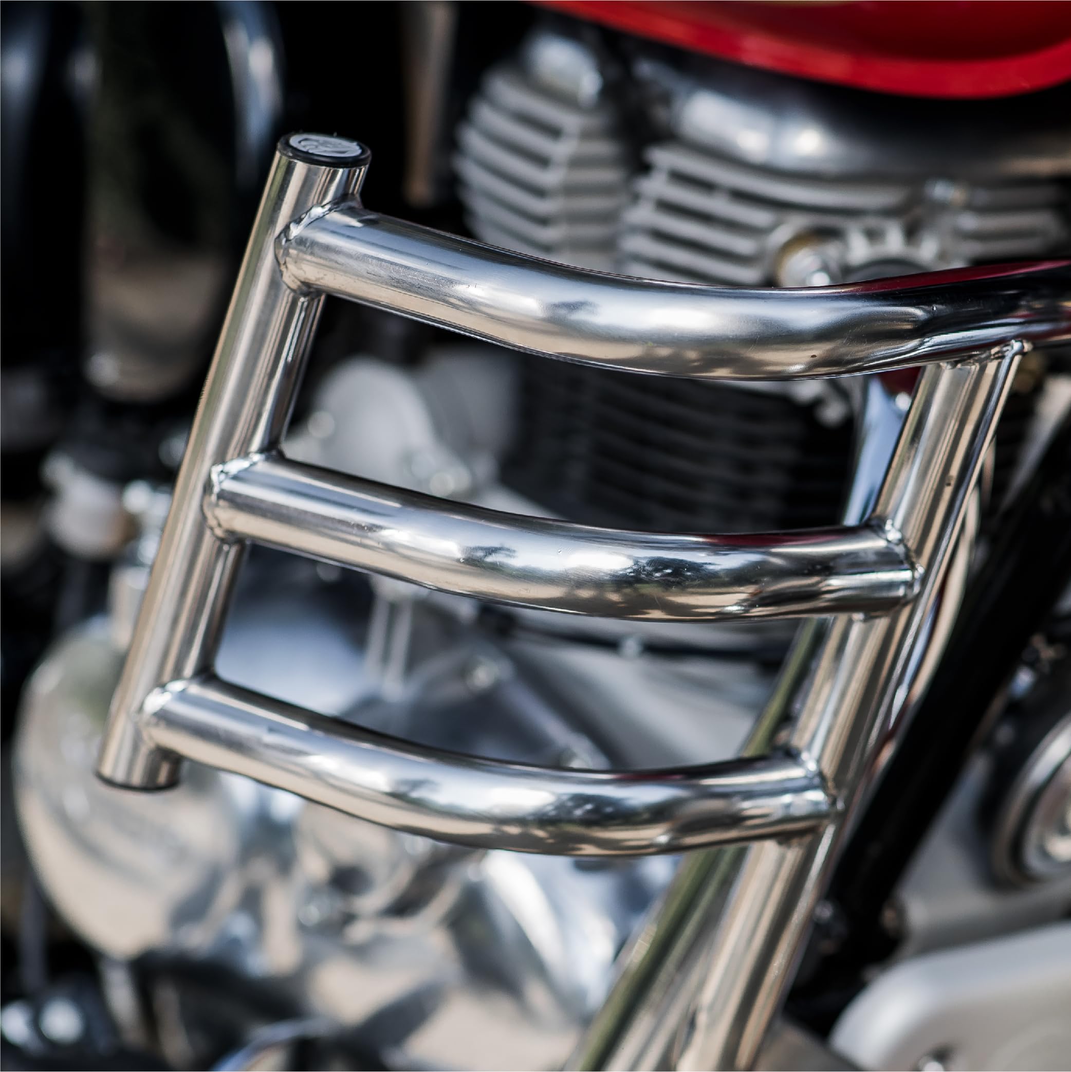 Barre Paramotore per Meteor/Classic/Bullet 350 - Silver - Royal Enfield