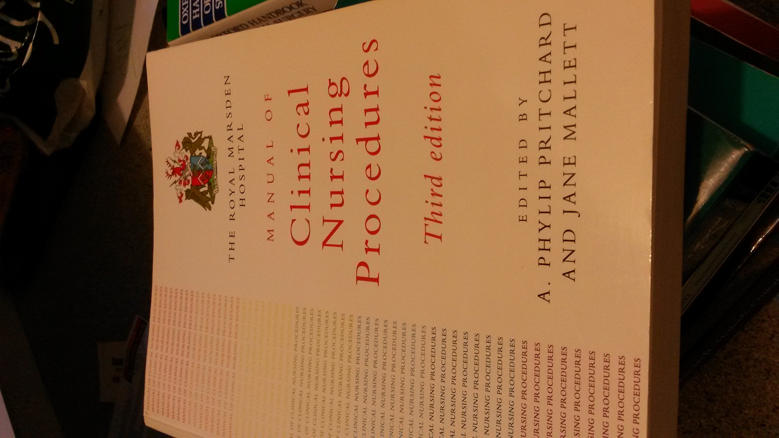 Rmh Man Clinical Nursing Procedures