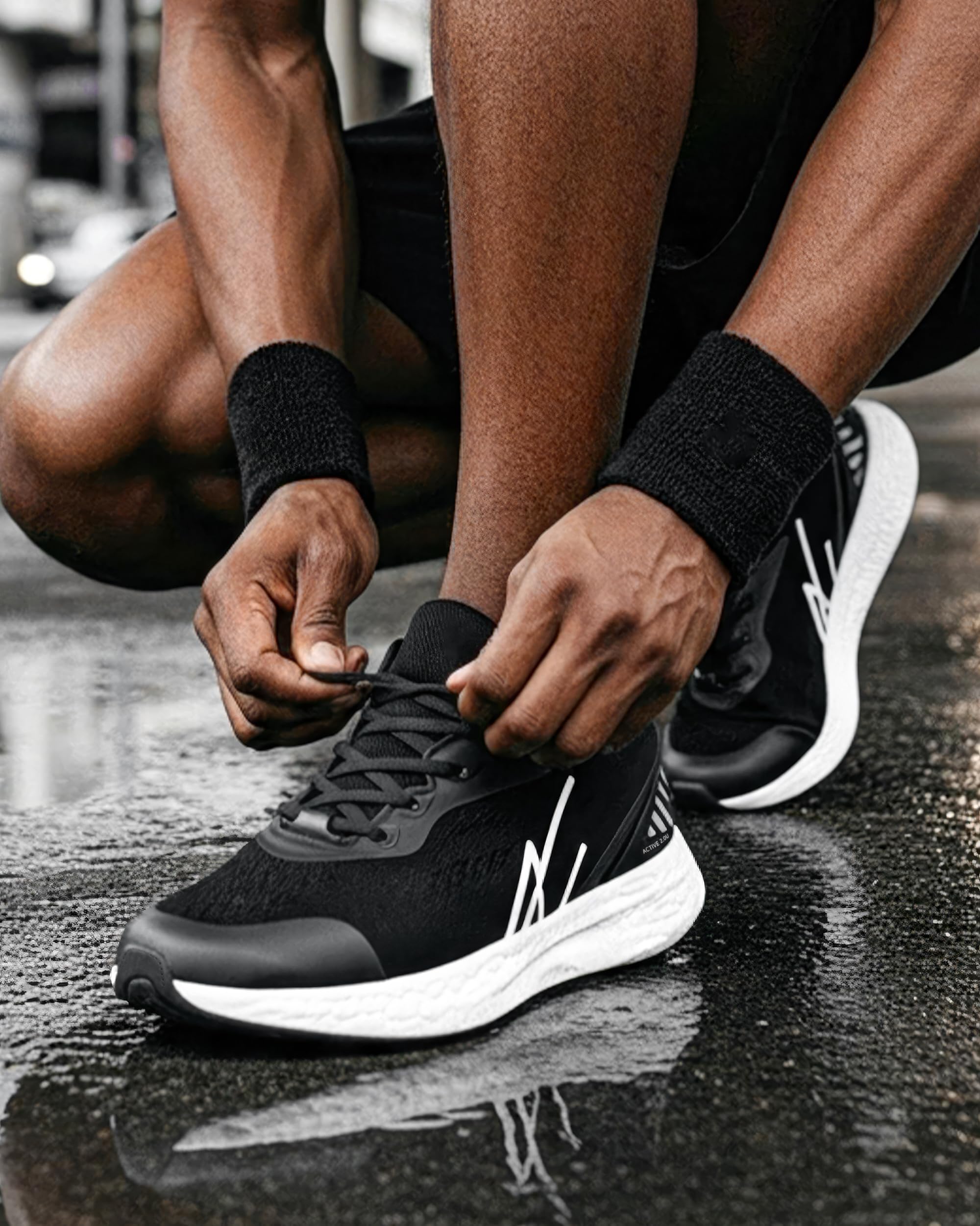 Rete Traspirante 3D Scarpe Running Uomo Corsa Palestra Leggere