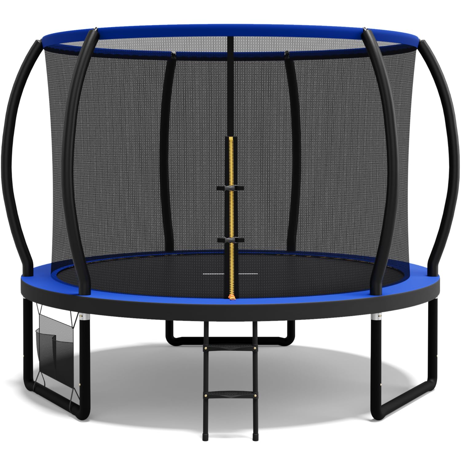 Flamaker Cama Elástica para Niños, Trampolín Exterior Jardín con Funda de Seguridad, Estructura Marco Estable Anticorrosión, Ø 228/305/366/427 cm, Capacidad 150 kg