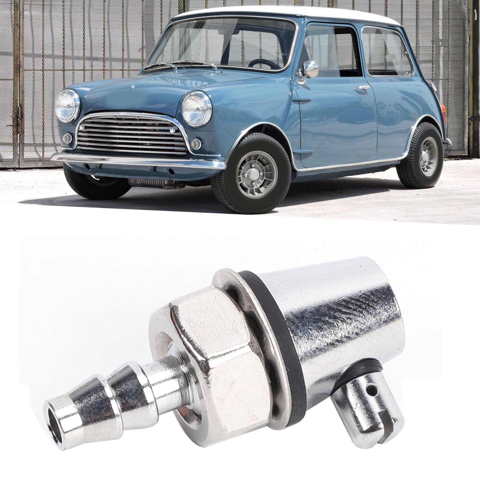 Ugello per Tergicristallo Anteriore Ugello a Spruzzo a Doppio Getto Regolabile per Riley Triumph Finitura Cromata