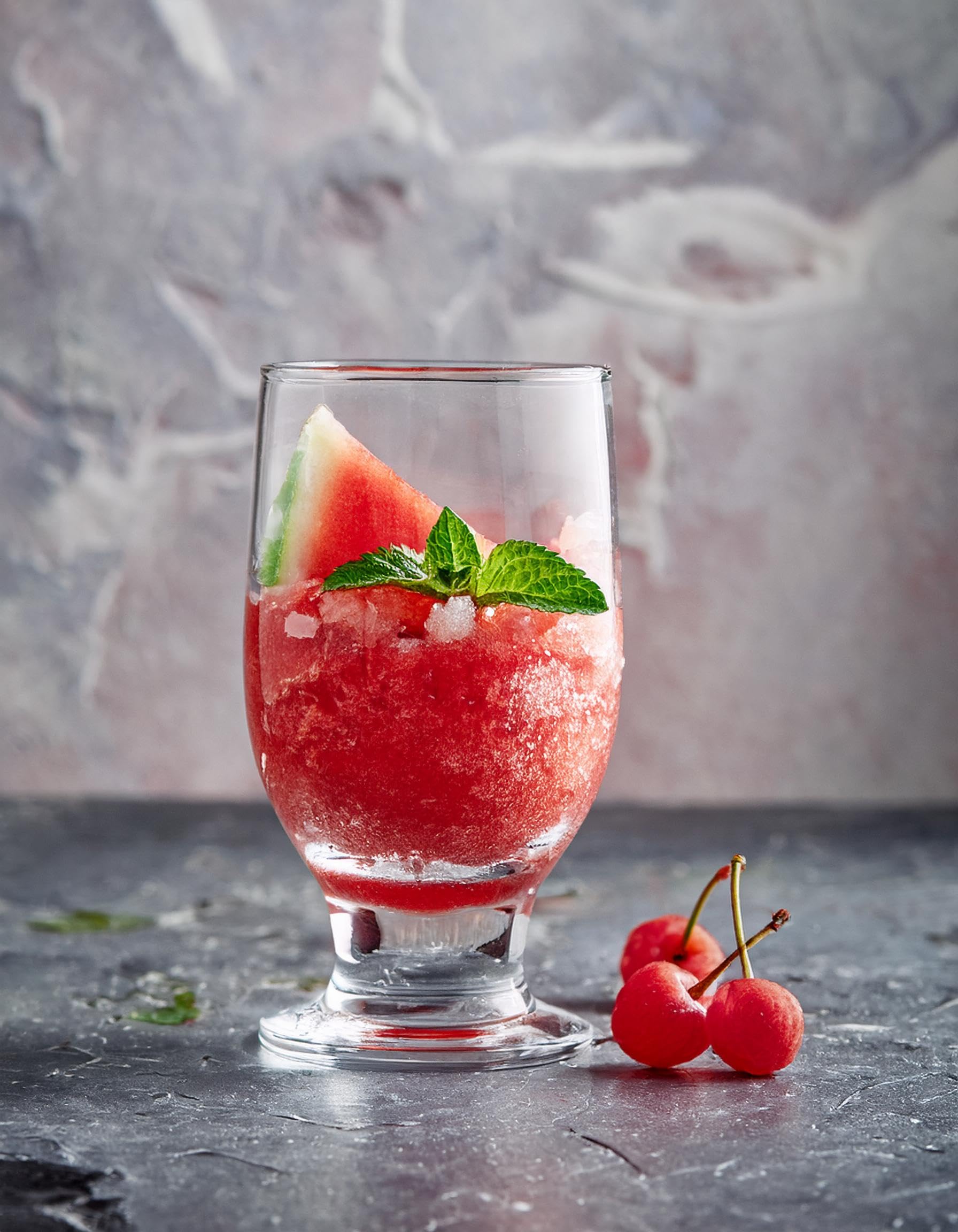 Glasmark KROSNO 1992 Tazze Da Dessert 6 Pezzi In Vetro Trasparente Coppe Da Gelato Eleganti Con Base 210 ml