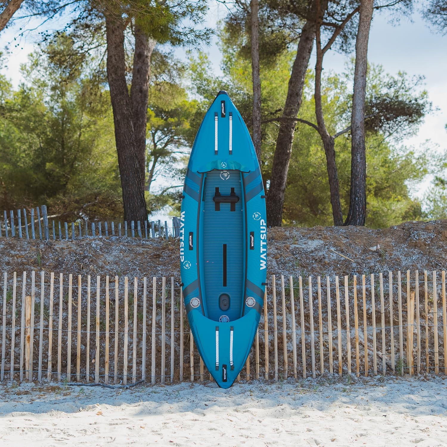 Kayak Gonfiabile Wattsup COD 1 Piazza - 310x85 cm (10'2" x 33") - PVC laminato e Dropstitch - Pacchetto Completo - Max 180 kg