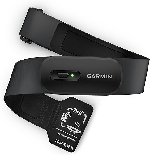 Garmin Monitor de frecuencia cardíaca HRM 200, frecuencia cardíaca precisa y datos de HRV, cómoda correa lavable a máquina, XS-S