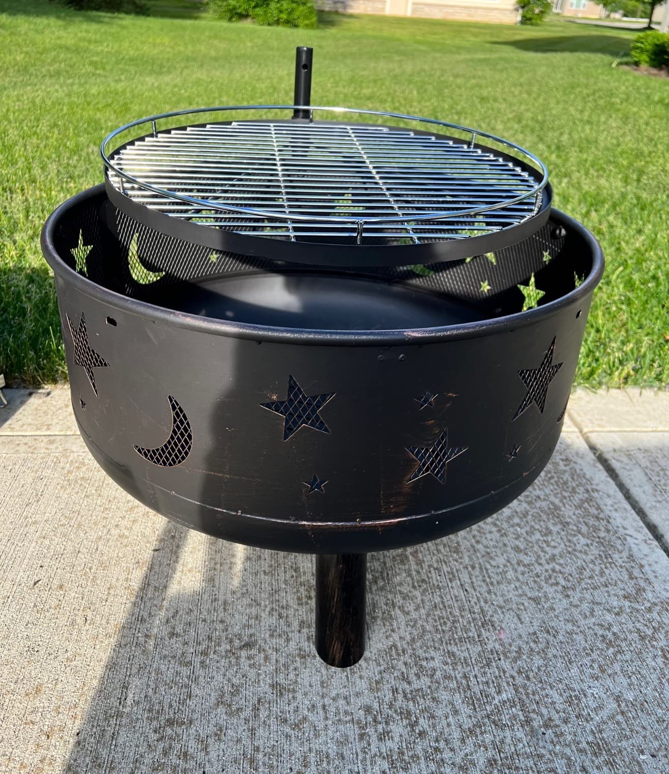 28/mo Finance Wood Burning Fire Pit for Outside 30 Inch Outdoor