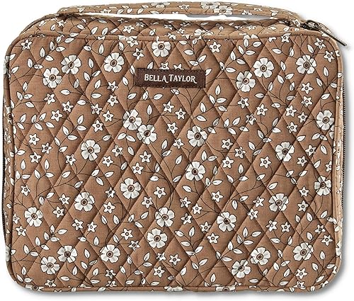 Miniatura 1 de Bella Taylor Funda para la Biblia para mujer  Organizador de Biblia y estuche de transporte para Biblias medianas y grandes  Parche acolchado de