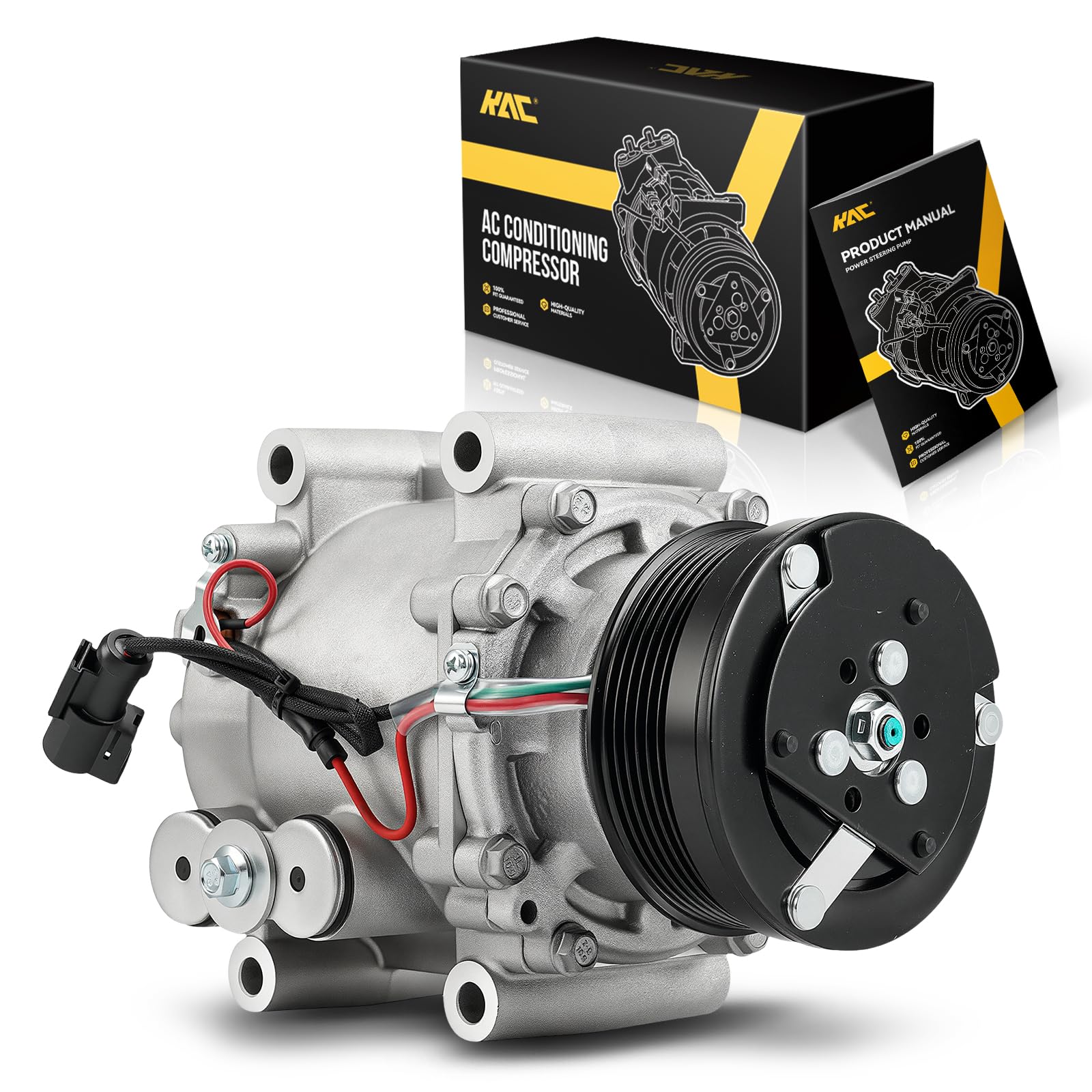 Photo 1 of KAC A/C Compressor Compatible with Chevy Blazer 2019-2021 2.5L, Malibu 2017-2022 2.0T, Air Conditioning Compressors Replace for 84554908