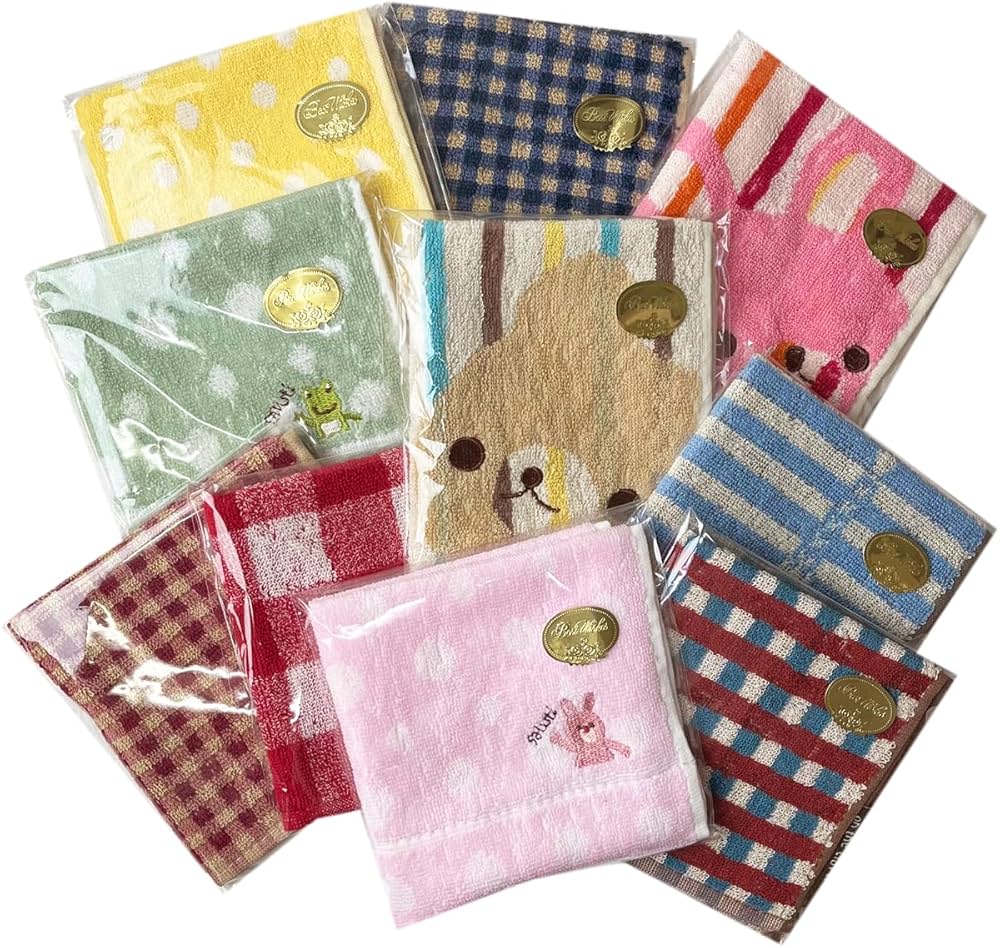 いろいろブランド　タオルハンカチ 10枚セット いろいろブランド タオルハンカチ 10枚セット タオル