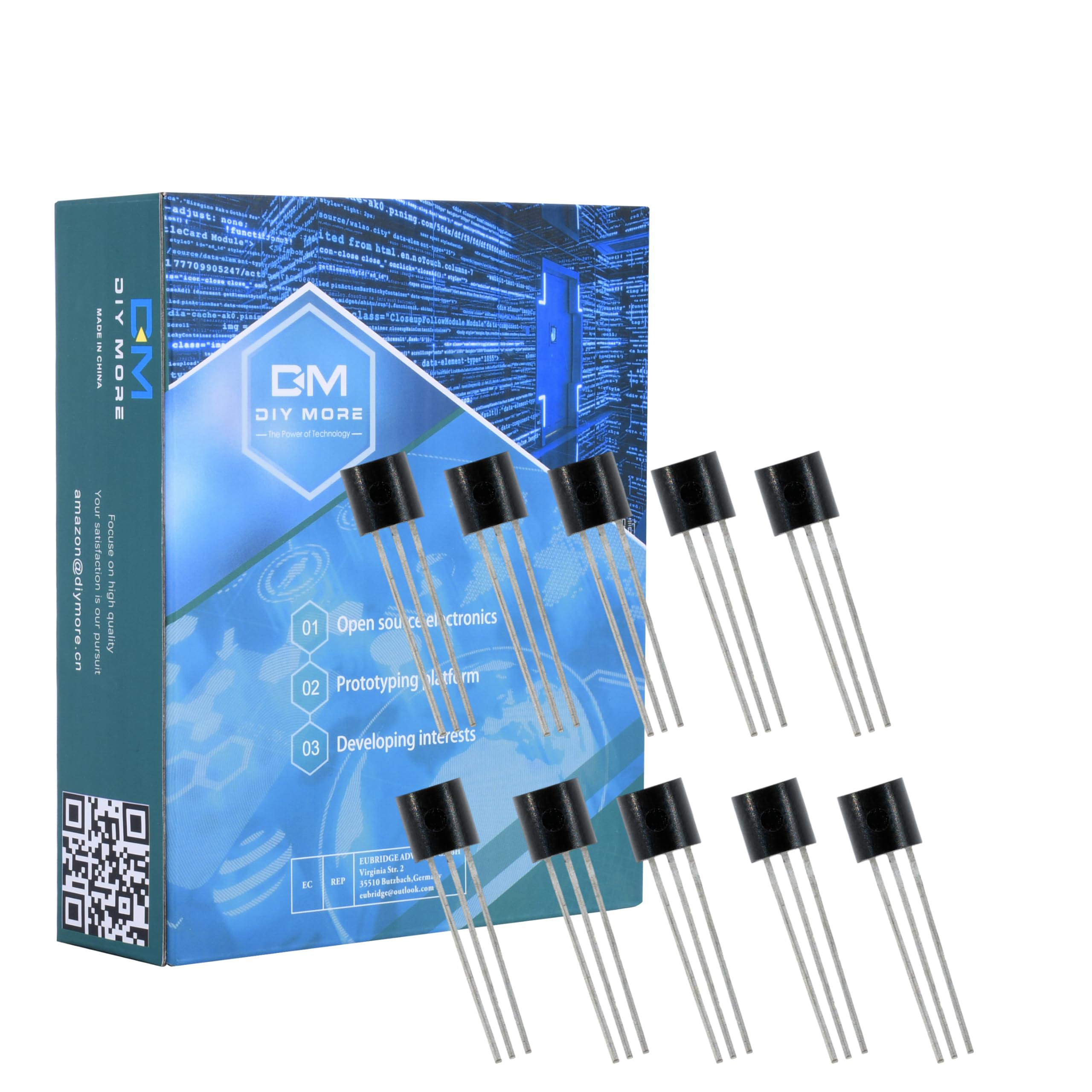 DS18B20 Temperature Sensors - 10 Pack -1 DS18B20 Temperature Sensors - 10 Pack -1