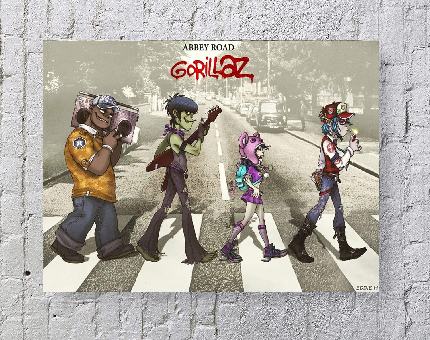 Amazon.com: Gorillaz Alternative Rock Poster 20''x16'' Unframed